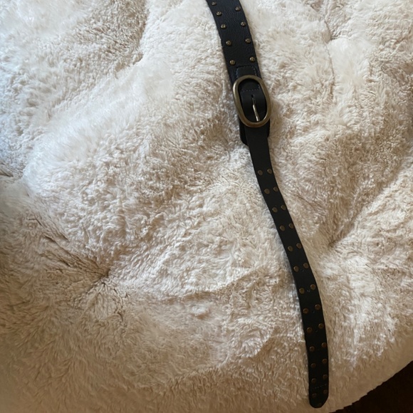 Black Leather Wrap Belt - Picture 8 of 8